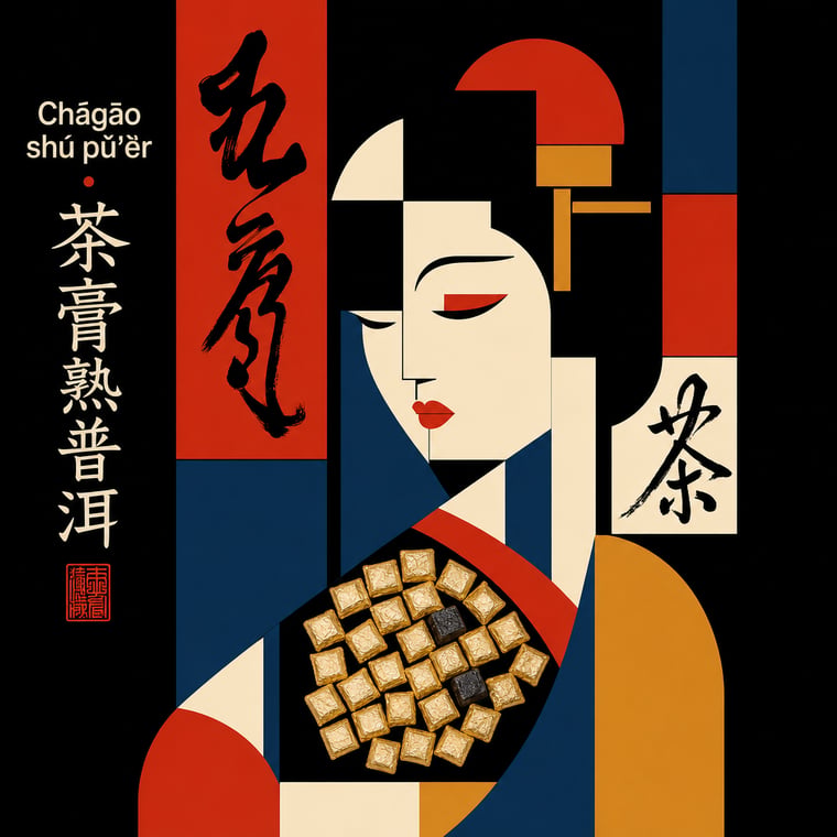 The design — Ripe Pu-erh Paste