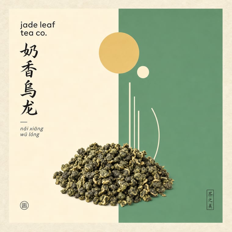 The design — Nǎi Xiāng Oolong