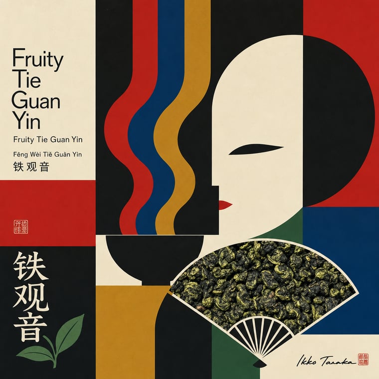 The design — Fruity Tie Guan Yin